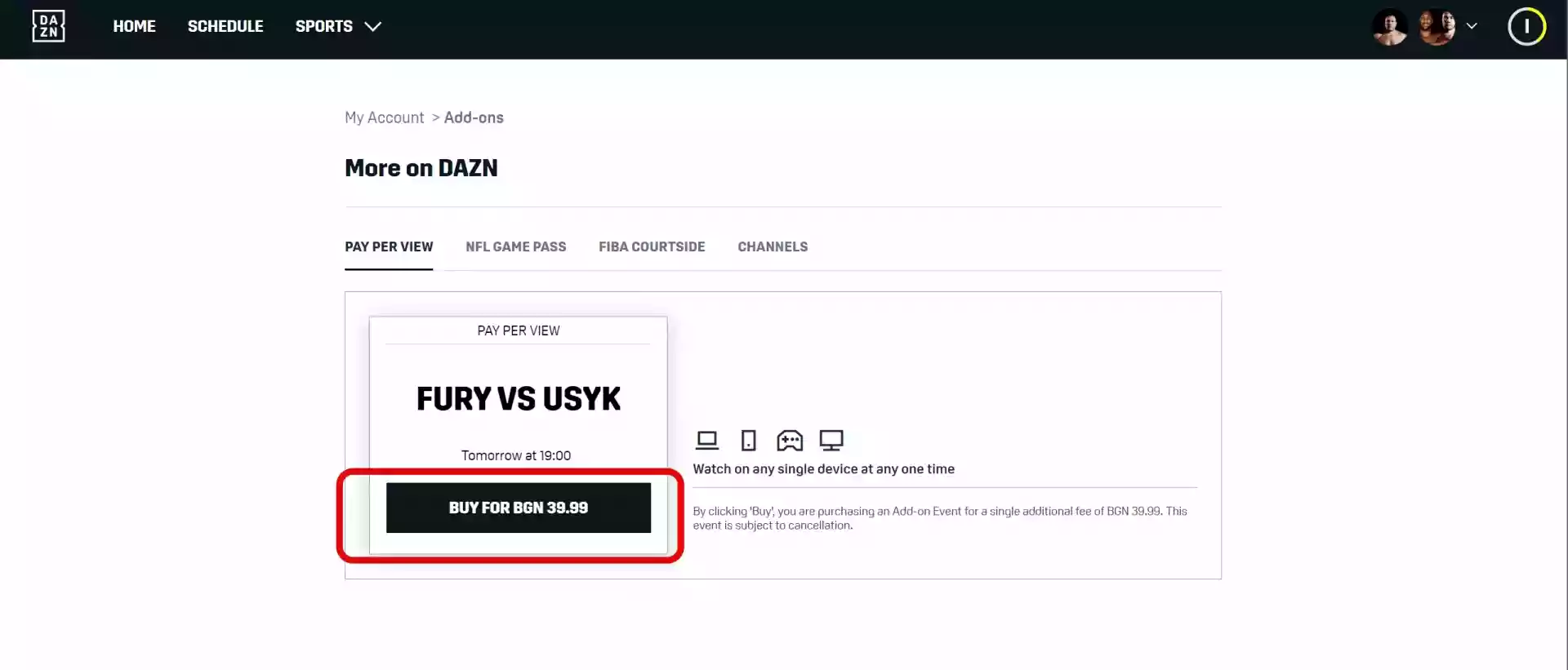 Избор за плащане на Фюри - Усик Избор за плащане на Фюри - Усик