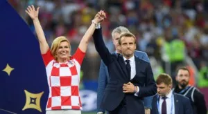 Звездите на Франция накараха Макрон да dab-ва след титлата на Мондиал 2018 (ВИДЕО)