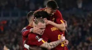 "Фараонът" и млад бранител отказаха Реал Сосиедад срещу Рома на препълнения "Олимпико" (ВИДЕО)