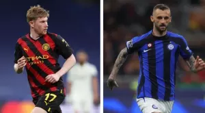 Де Бройне vs Брозович: Дуелът, който е способен да реши финала между Сити и Интер
