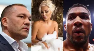 СНИМКА: Андреа шокира Кубрат Пулев - пофлиртува с... Антъни Джошуа